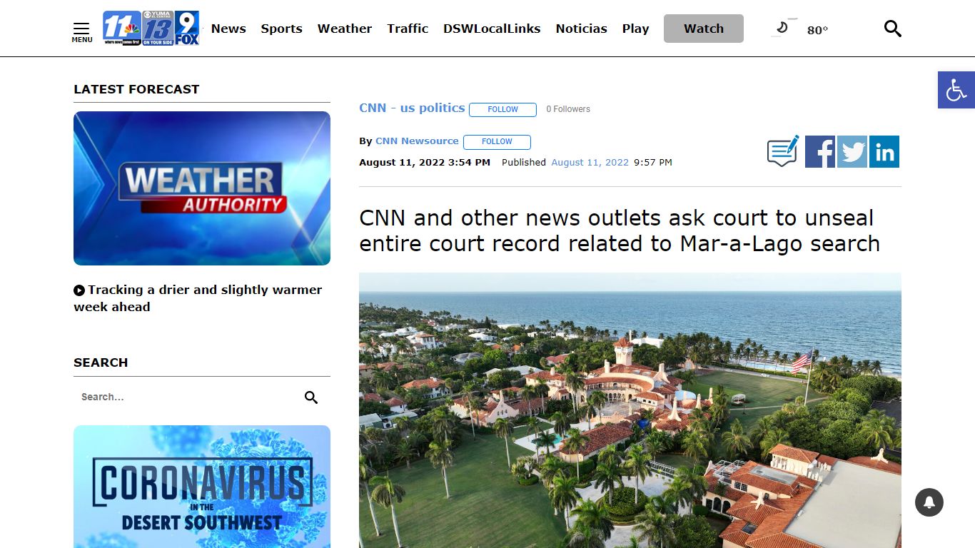 CNN and other news outlets ask court to unseal entire court record ...